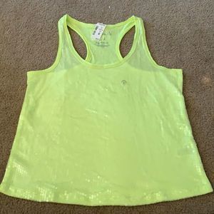 🤍Aeropostale neon yellow tank top